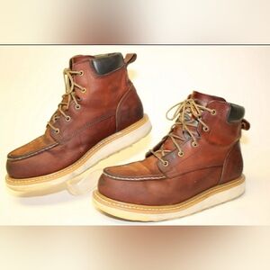 Irish Setter Ashby Brown Leather Lace Up Chukka Work Boots Mens 10 43 D